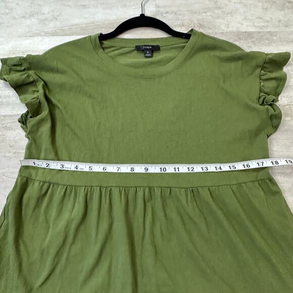 J.Crew Tiered dress in broken-in jersey #AX974 Size Small - Picture 7 of 9